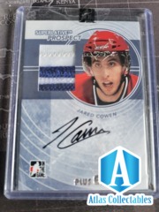 2009-10 ITG Superlative Prospect Plus Emblem Autographs #PAPJC Jared Cowen